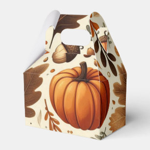 klassische Blätter/Kürbisse/Akkorde Herbst Geschenkschachtel