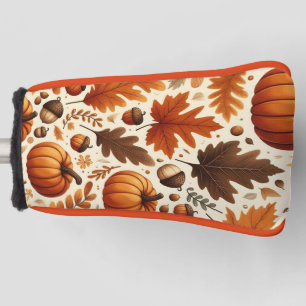 klassische Blätter/Kürbisse/Akkorde Herbst Golf Headcover
