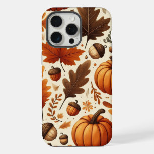 klassische Blätter/Kürbisse/Akkorde Herbst iPhone 15 Pro Max Hülle