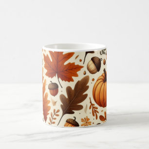 klassische Blätter/Kürbisse/Akkorde Herbst Kaffeetasse