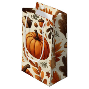 klassische Blätter/Kürbisse/Akkorde Herbst Kleine Geschenktüte