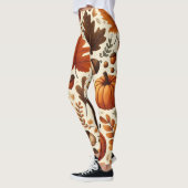klassische Blätter/Kürbisse/Akkorde Herbst Leggings (Links)