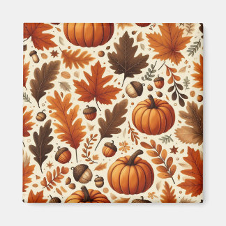klassische Blätter/Kürbisse/Akkorde Herbst Magnet
