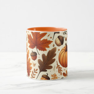 klassische Blätter/Kürbisse/Akkorde Herbst Tasse