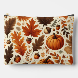 klassische Blätter/Kürbisse/Akkorde Herbst Zubehörtasche