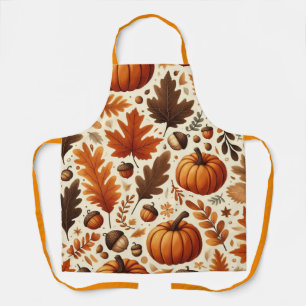 klassische Blätter/Kürbisse/Eichen Herbst  Schürze