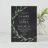 Klassische Blätter träumliches Drama, Einladung (Stehend Vorderseite)