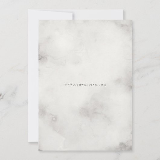 Klassische Blätter träumliches Drama, Einladung (Rückseite)