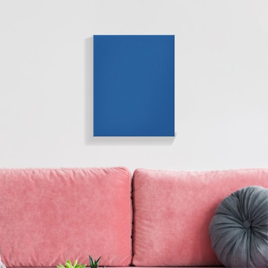 Klassische blaue Farbe Leinwanddruck (Insitu (Wohnzimmer))