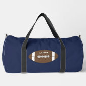 Klassische blaue Fußball-Duffeltasche als Geschenk Duffle Bag (Vorderseite)