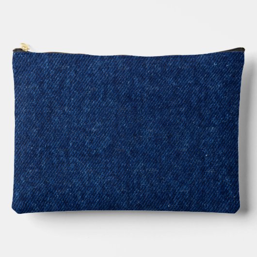 "Klassische Blaue Jeans" Zubehörtasche (Vorderseite)