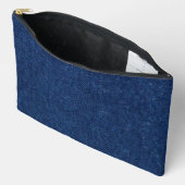 "Klassische Blaue Jeans" Zubehörtasche (Offen)