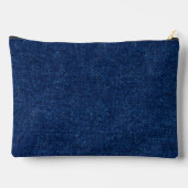 "Klassische Blaue Jeans" Zubehörtasche (Rückseite)