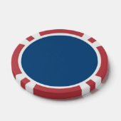 Klassische blaue Normallack des Frühlings-2015 Pokerchips (Einzeln)