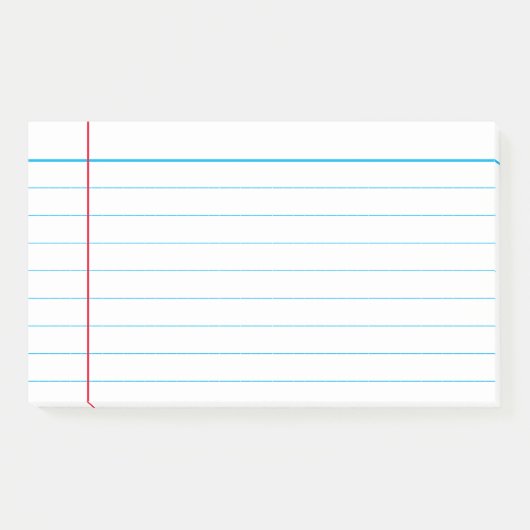 Klassische, blaue Post-it-Noten Post-it Klebezettel (Vorderseite)