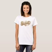 Klassische BLESSED 2D-Kunstkomposition T-Shirt (Vorne ganz)