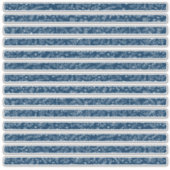 Klassische Blue Boho Blume dünne Grenzen Aufkleber (Vorderseite)