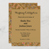 Klassische Blume Chintz Hübsch Soft Floral Design Einladung (Vorne/Hinten)