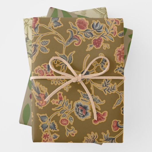 Klassische Blume Chintz Hübsch Soft Floral Design Geschenkpapier Set (Beispiel)