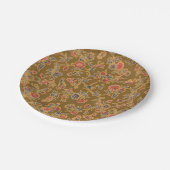 Klassische Blume Chintz Hübsch Soft Floral Design Pappteller (Schrägansicht)
