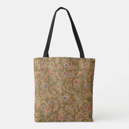 Klassische Blume Chintz Hübsch Soft Floral Design Tasche (Rückseite)