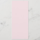 Klassische Blume Menükarte (Rückseite)