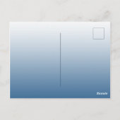 Klassische Blumen Brautdusche Einladung Postkarte (Rückseite)