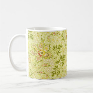 Klassische Blumen-Tapete: Alte Eleganz Kaffeetasse