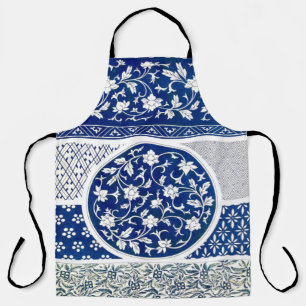 Klassische Blumendekoration Print Schürze
