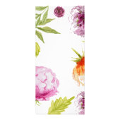 Klassische Blumendekoration Schönheitssalon WELLNE Werbekarte (Hinten)