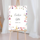 Klassische Blumenkarten und Geschenkgutscheine Poster