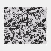 Klassische Blumenmusterdecke Fleecedecke (Vorderseite (Horizontal))