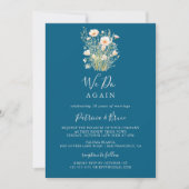 Klassische Blush-Wildblume - wir machen wieder ein Einladung (Vorderseite)