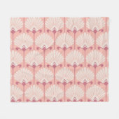 Klassische Blüte: Nahtloses Vintages Muster Fleecedecke (Vorderseite (Horizontal))