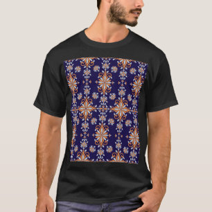 Klassische Blüte: Zeitloses Vintages Muster T-Shirt