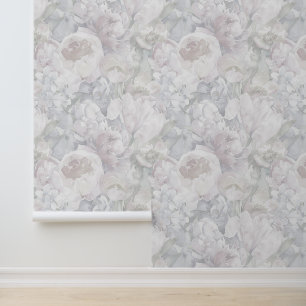 Klassische Blütenfarben, inspiriert Zuhause-Pastel Tapete
