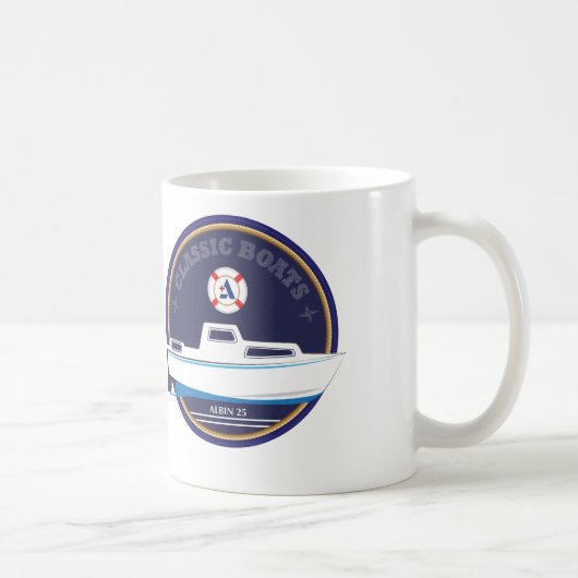 Klassische Boote Albin 25 Tasse (Rechts)