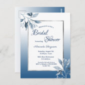 Klassische botanische Brautdusche Postkarte (Vorne/Hinten)