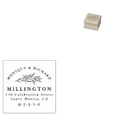 Klassische botanische Hochzeitsfeierlichkeiten - R Gummistempel (Stempel)