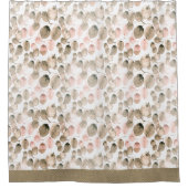 Klassische Botanische Wasserfarbe Duschvorhang (Vorderseite)