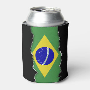 Klassische brasilianische Flagge Dosenkühler