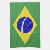 Klassische brasilianische Flagge Handtuch (Vertikal)