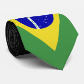 Klassische brasilianische Flagge Krawatte (Gerollt)