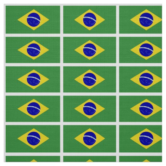 Klassische brasilianische Flagge Stoff (Muster)