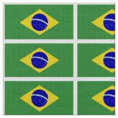 Klassische brasilianische Flagge Stoff (Nahaufnahme)