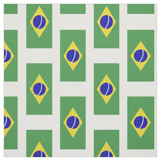 Klassische brasilianische Flagge Stoff (Muster)