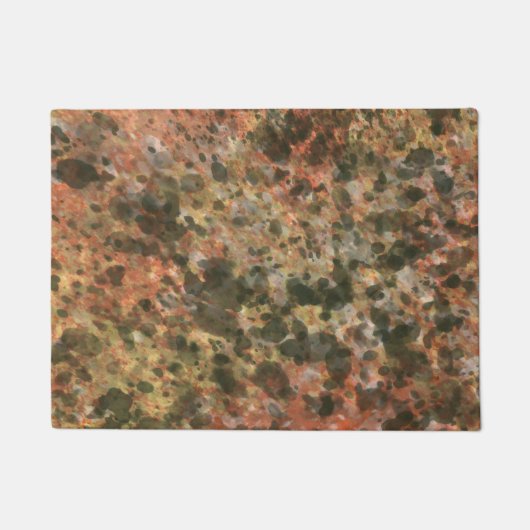 Klassische braune Marmor-Fußmatte Fußmatte (Vorderseite)