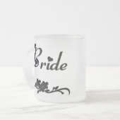 Klassische Braut Mattglastasse (Vorderseite Links)