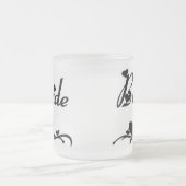 Klassische Braut Mattglastasse (Mittel)