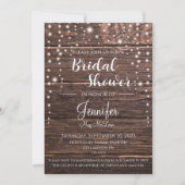 Klassische Brautdusche - Einladung (Vorderseite)